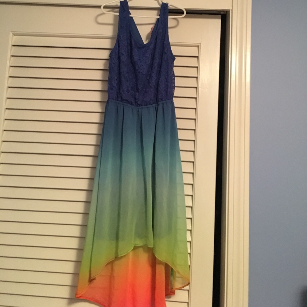 High Low Kids ombré Sundress