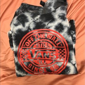 Vans tie dye crew neck