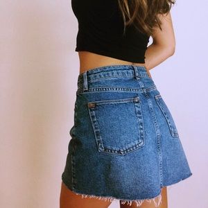 BDG jean skirt