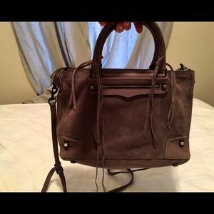 Rebecca Minkoff Regan Nubuck Satchel in Purple