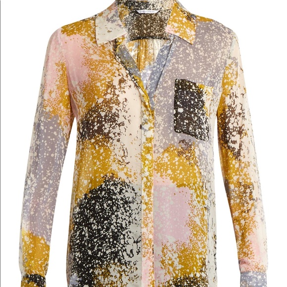 Diane von Furstenberg Tops - Diane Von Furstenberg NWT 10Stella Fresco Rock Top
