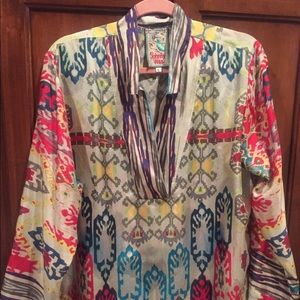 Johnny Was Silk Tunic