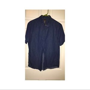 Chambray dark Button Down Shirt