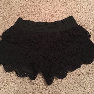 EUC crochet shorts