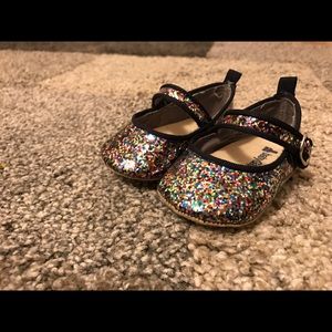 Baby Gap Multi-Glitter Mary Jane Flats