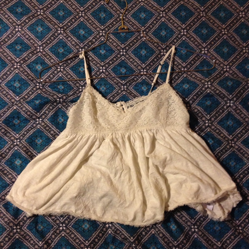 American Eagle lace babydoll inset  top