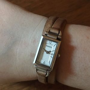 Blush toned Fossil Watch
