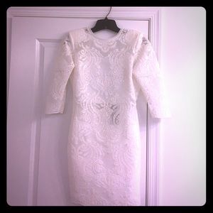 ✨ Price Drop✨White AH-MAZING party dress.