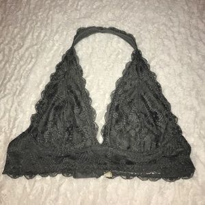 BRAND NEW Free People Halter Bralette Grey