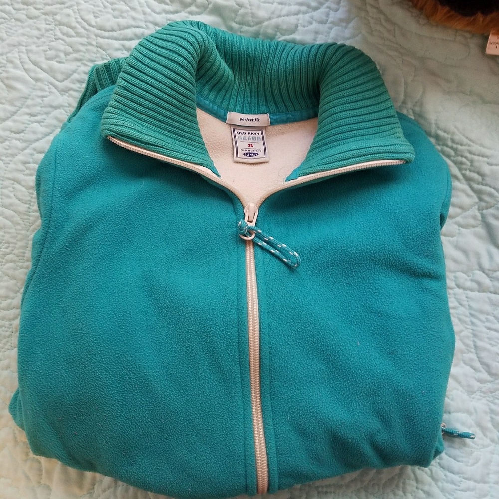 Final Price ❄Old Navy Zip Up Fleece in Teal
