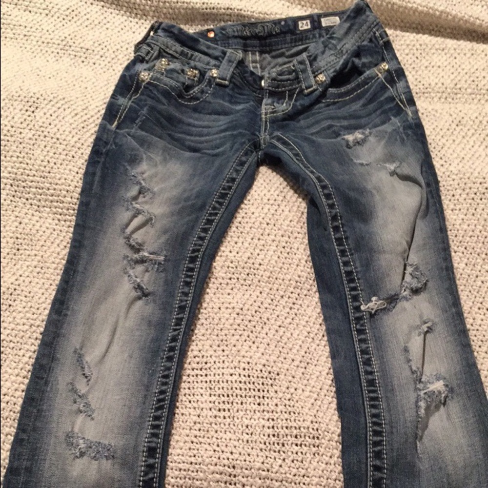 Miss Me straight leg jeans