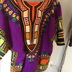 large purple dashiki