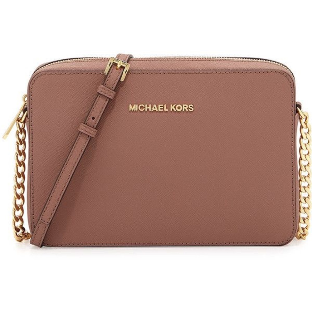 Michael Kors Jet Set Crossbody Large in Dusty Rose