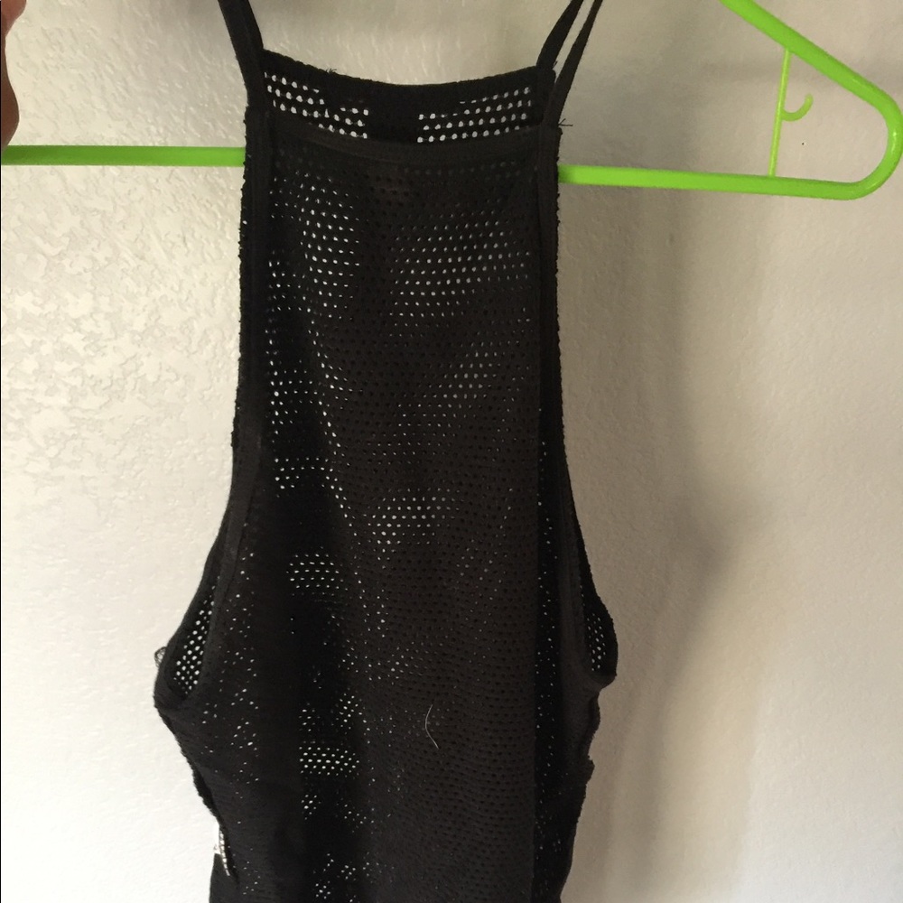 Mesh black bodysuit