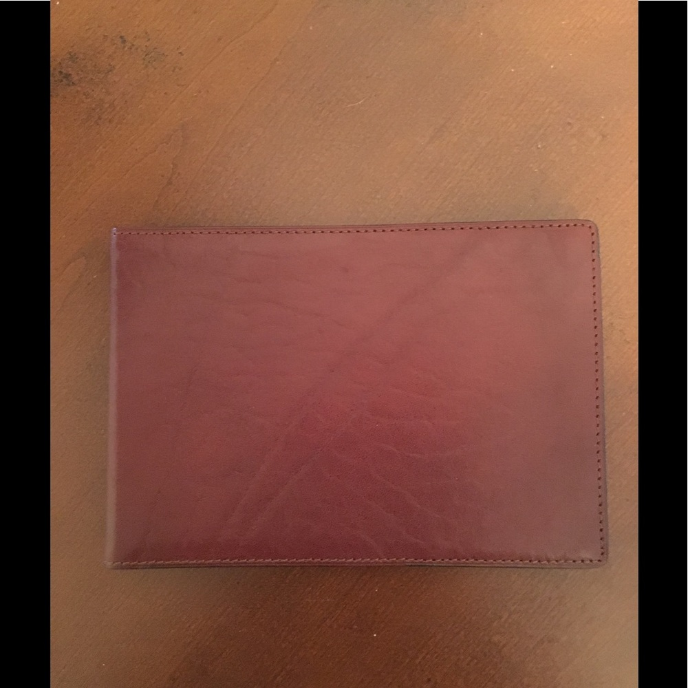 Brown Leather Photo Album from Paris