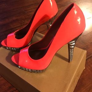 Rachel Roy Hot Pink Platform Heels