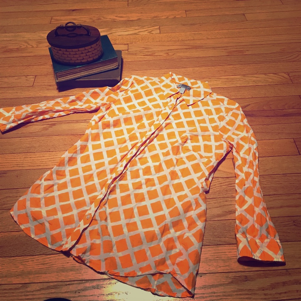 JCP button down top
