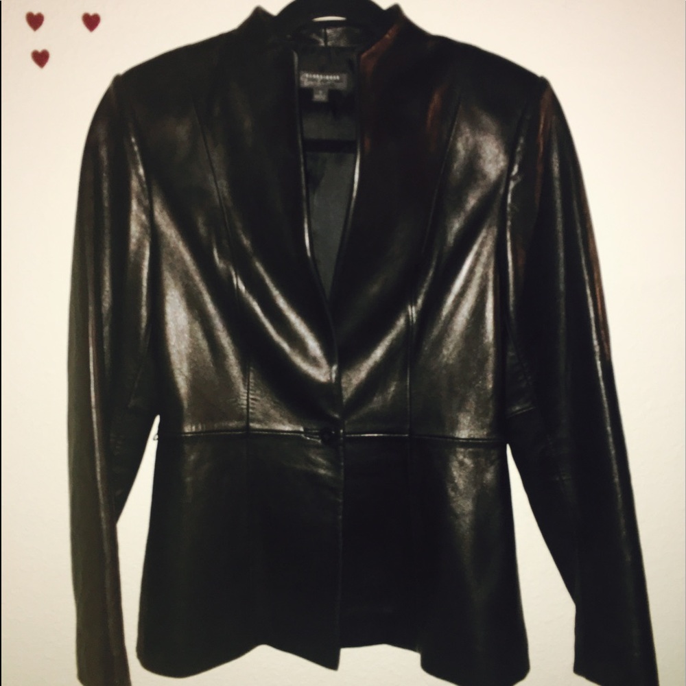 Classiques Leather Blazer/Jacket. Single Button. - image 1