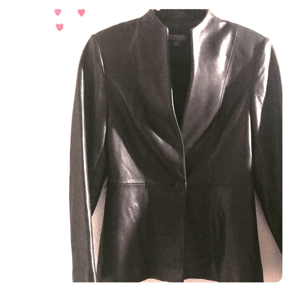 Classiques Leather Blazer/Jacket. Single Button. - image 2