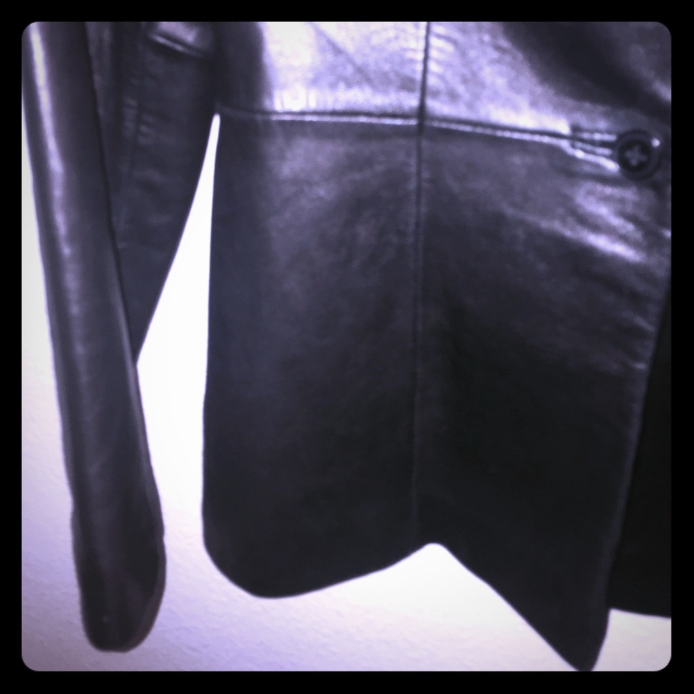 Classiques Leather Blazer/Jacket. Single Button. - image 4