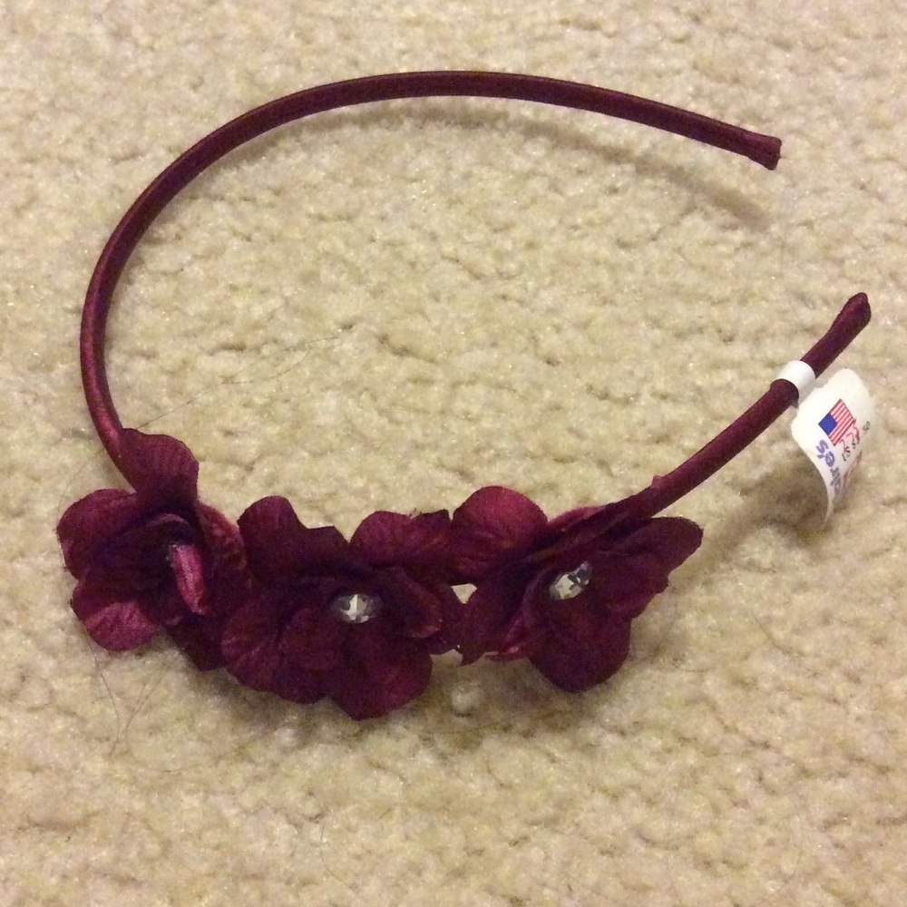 Maroon headband NWT