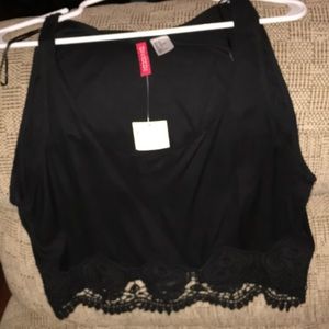 H&M Black Crop Top size 12