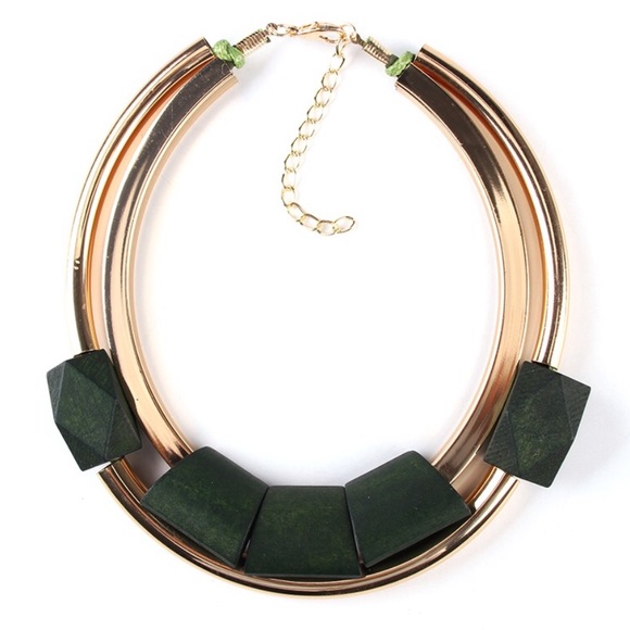 New Olive and Gold Choker - Picture 2 of 2