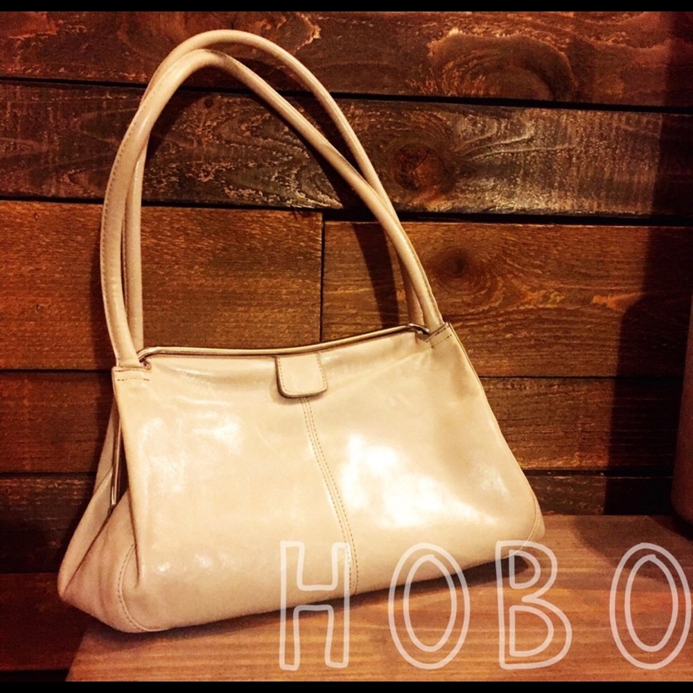 HOBO Shoulder Bag, light grey