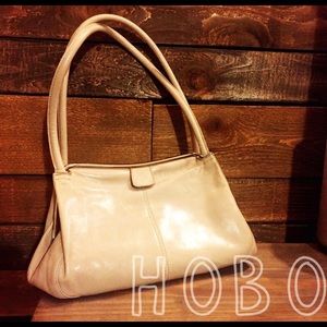 HOBO Shoulder Bag, light grey