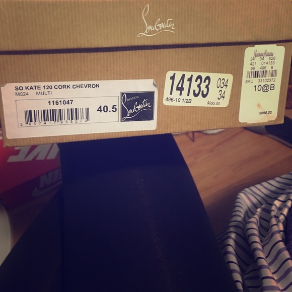 Christian Louboutin Shoes - Cork Chevron So Kates!