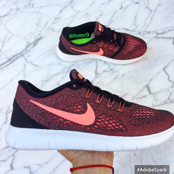 Nike free run women's black sneakers - Picture 3 of 5