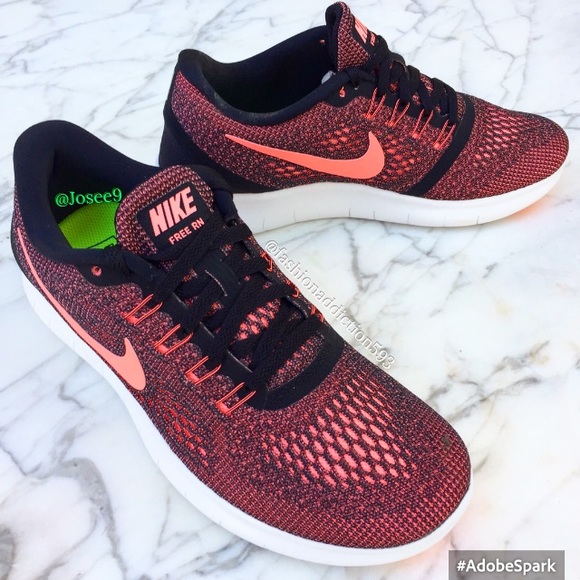Nike free run women's black sneakers - Picture 2 of 5