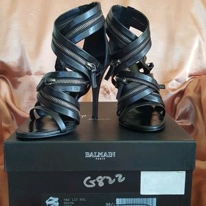 BALMAIN PAIRIS BY GIUSEPPE ZANOTTI STILETTO SANDAL