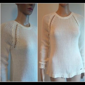 Knitted Open Back Sweater