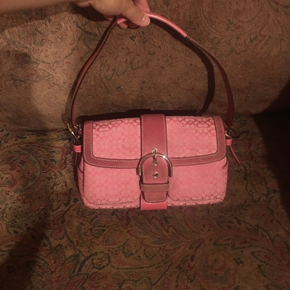 Pink Coach Bag