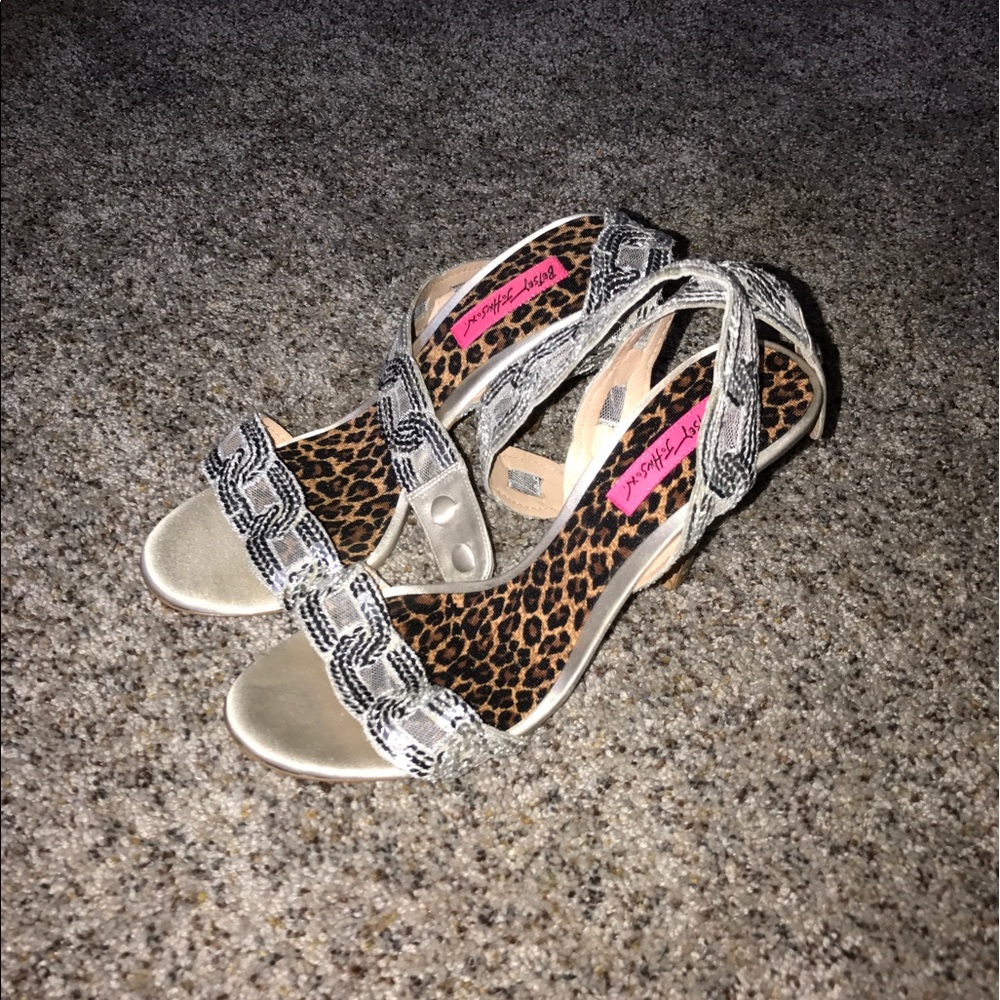 Bested Johnson Silver Heels