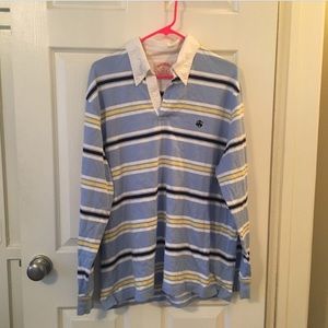 Brooks brothers polo shirt in blue stripes