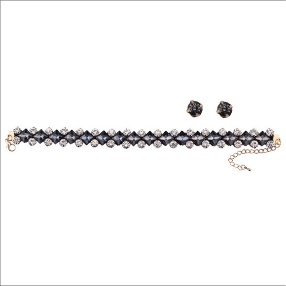 New Gray Choker Set Stunning - Picture 2 of 2