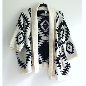 Open chunky cardigan