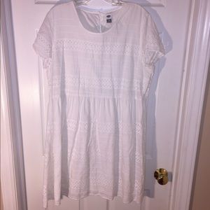 Old Navy White Eyelet Dress