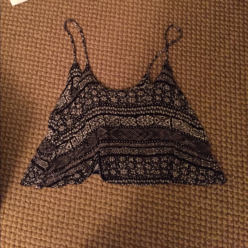 Patterned crop top