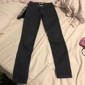 Gray skinny jeans