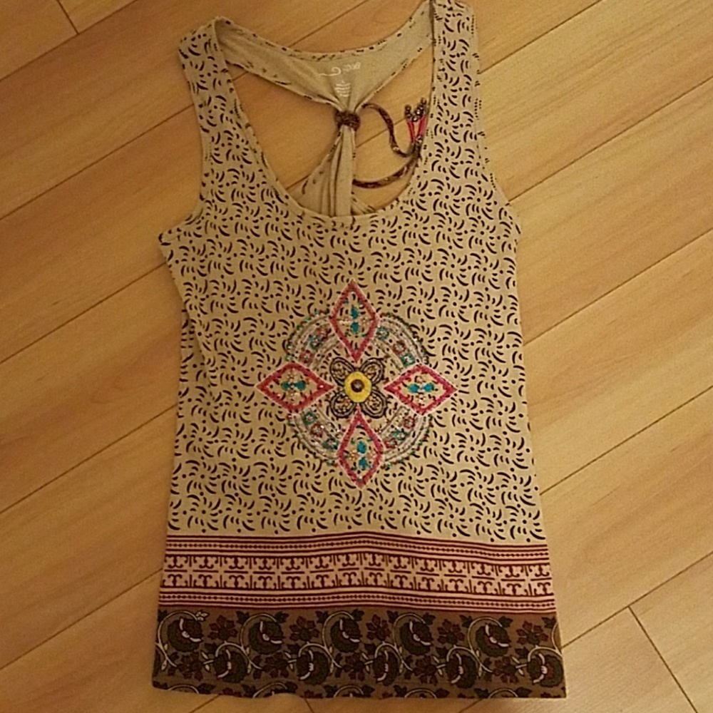 India inspired tank top