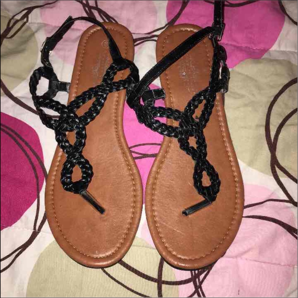 Black sandals