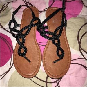Black sandals