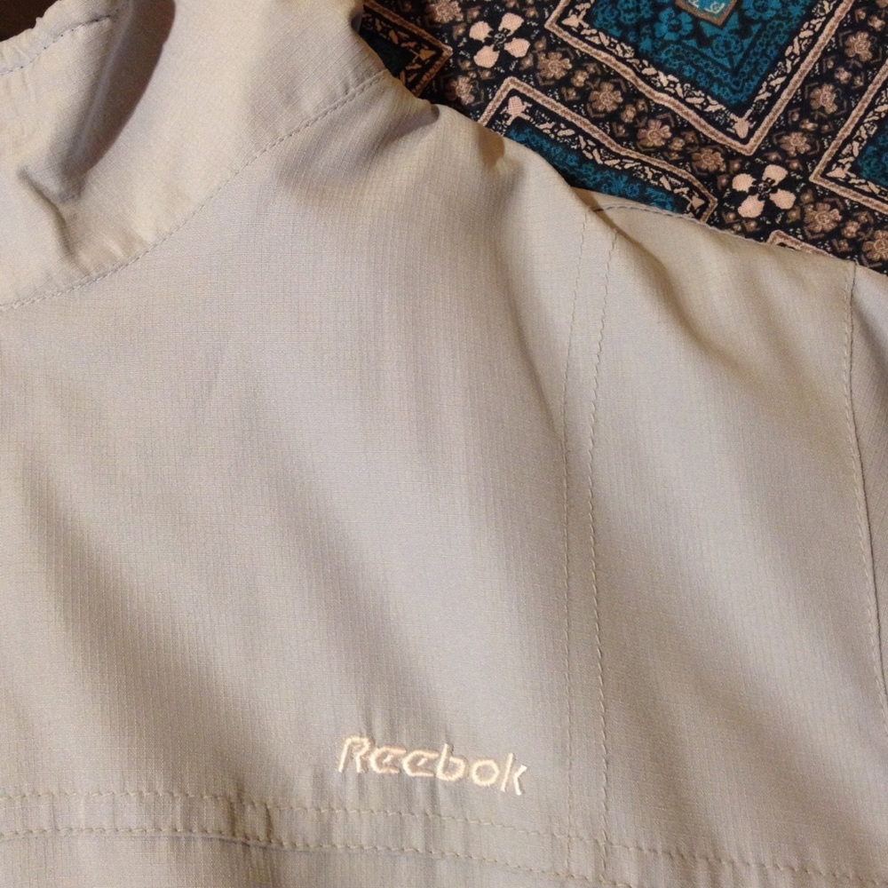 Vintage reebok windbreaker jacket