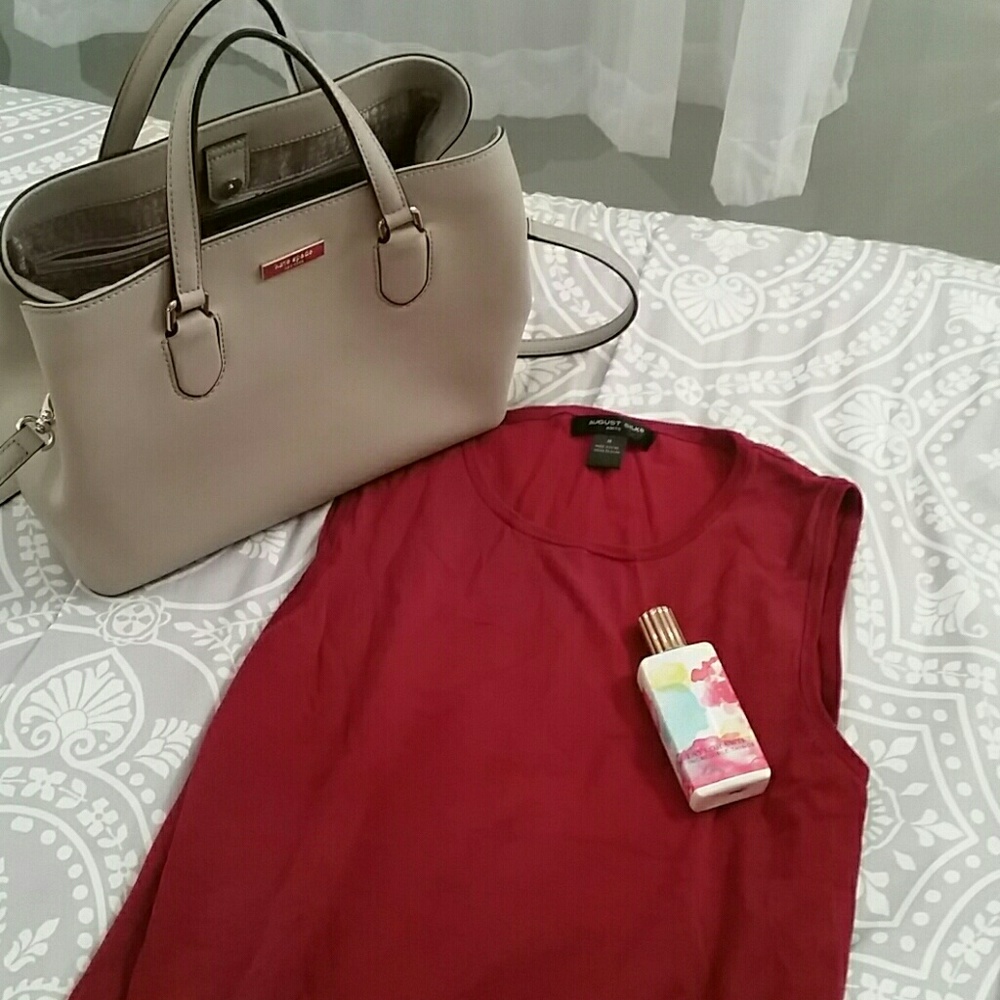 Red Knit Tank