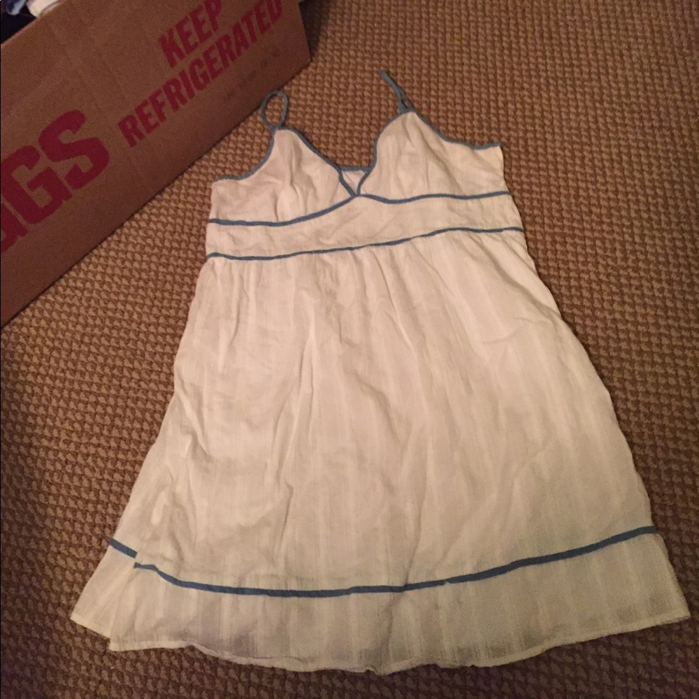 White spring/summer sun dress