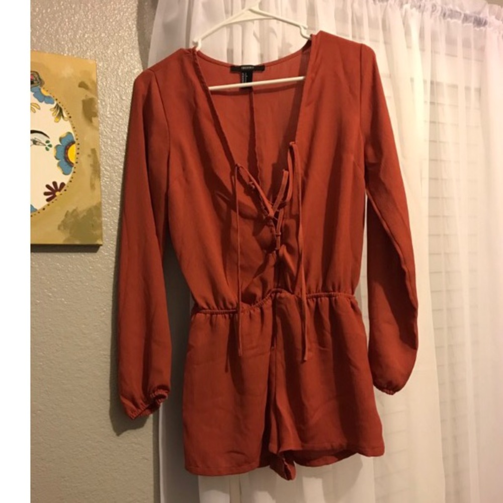 Dusty rose romper