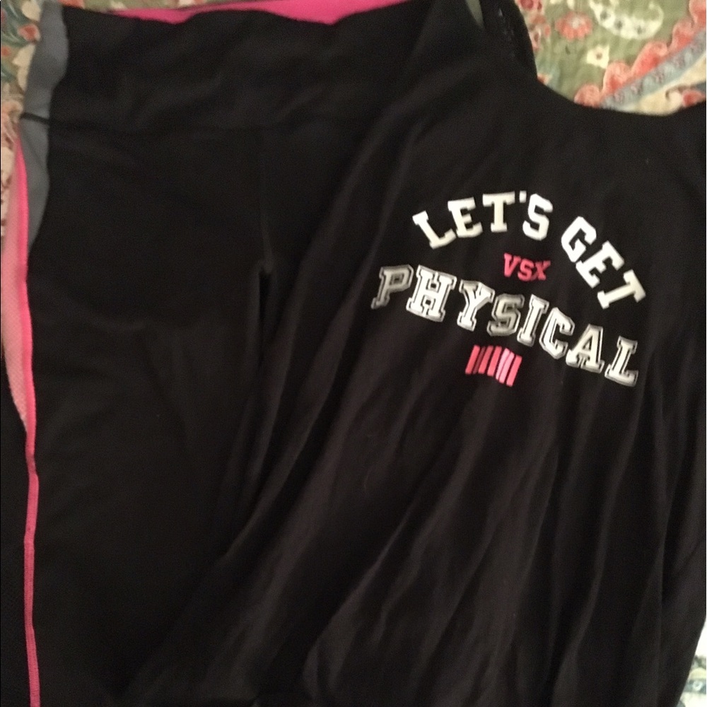 Victoria Secret lot 2 workout set Sz M